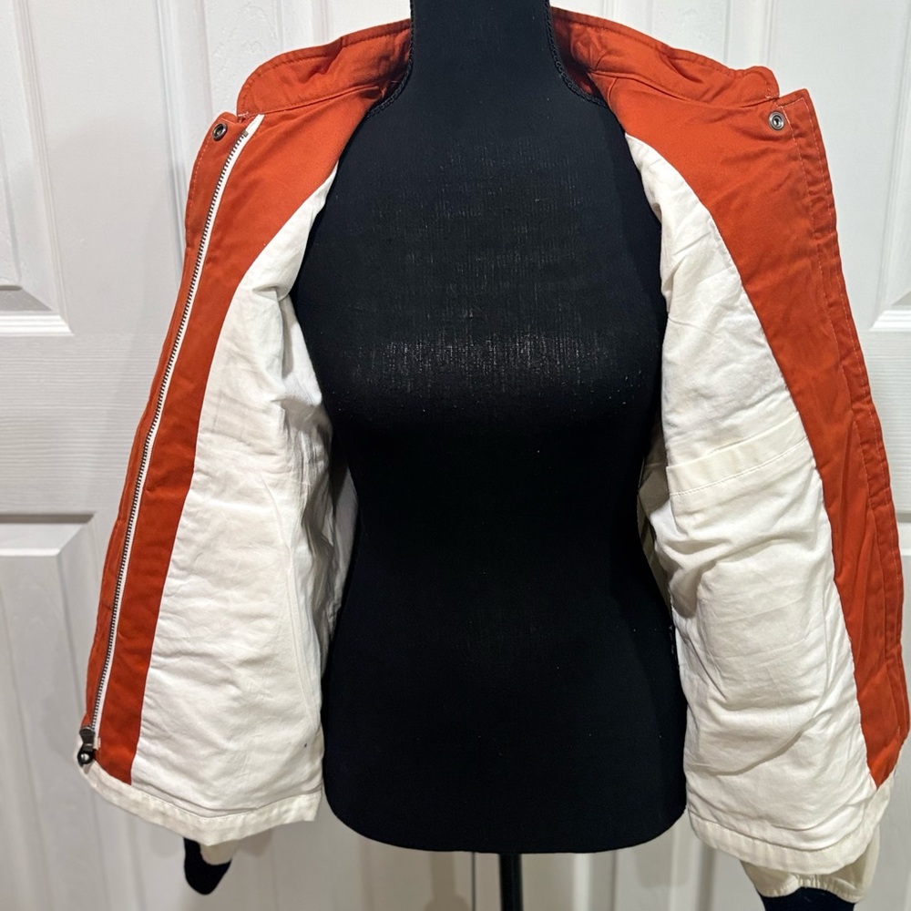 Harley Davidson Vintage Screaming Eagle Womens Racing jacket size L - Picture 8 of 11